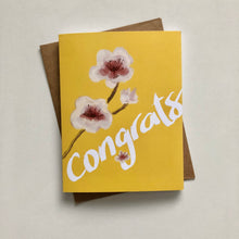 Load image into Gallery viewer, Cherry Blossom Congratulations Card
